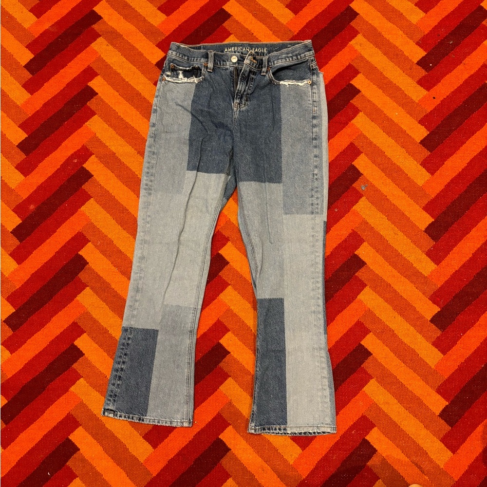 Patchwork American Eagle jeans